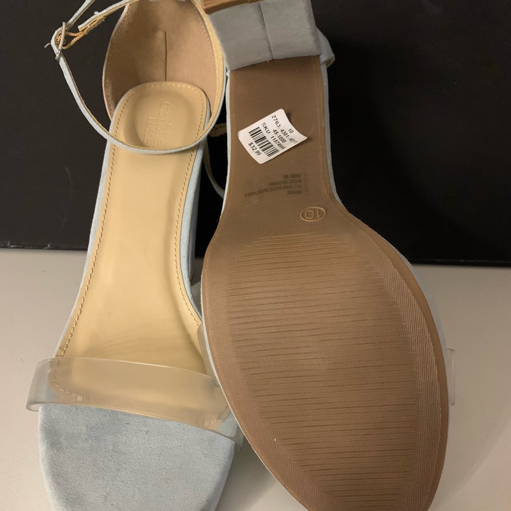 Powder Blue Heels - Picture 3 of 3